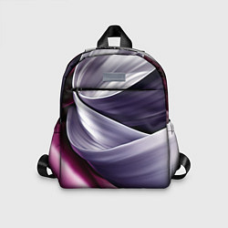 Детский рюкзак Абстрактные волнистые полосы, цвет: 3D-принт