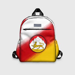 Детский рюкзак Герб Осетии на фоне, цвет: 3D-принт