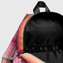 Детский рюкзак Энид Синклер - арт и текстура розового свитера, цвет: 3D-принт — фото 2