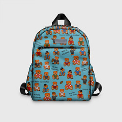 Детский рюкзак Мишки и цитаты из сериала слово пацана, цвет: 3D-принт