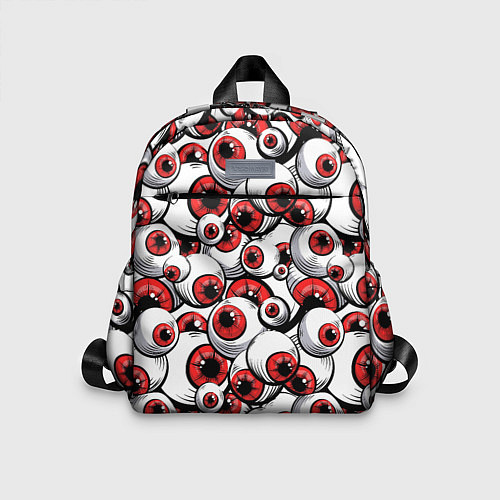 Детский рюкзак Красные глазные яблоки / 3D-принт – фото 1