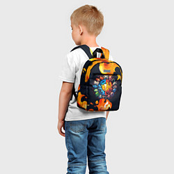 Детский рюкзак Символы покемона, цвет: 3D-принт — фото 2