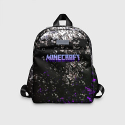 Детский рюкзак Minecraft брызги красок неон