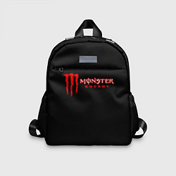 Детский рюкзак Monster energy red color, цвет: 3D-принт