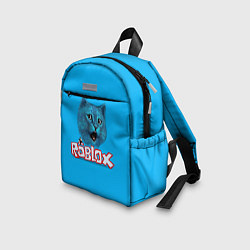 Детский рюкзак Roblox синий кот, цвет: 3D-принт — фото 2
