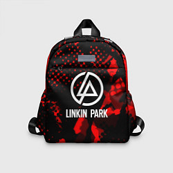 Детский рюкзак Linkin park краски текстуры, цвет: 3D-принт