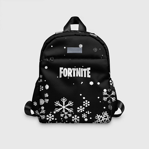 Детский рюкзак Fortnite новый год паттерн / 3D-принт – фото 1