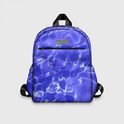 Детский рюкзак Синяя вода текстура, цвет: 3D-принт