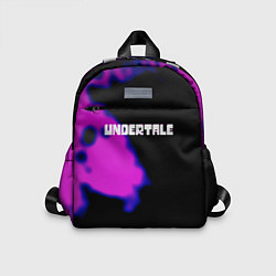 Детский рюкзак Undertale neon splash, цвет: 3D-принт