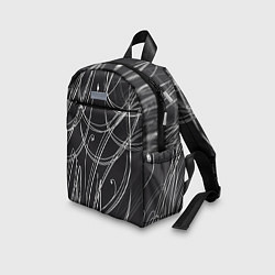 Детский рюкзак Черно-белые завитки, цвет: 3D-принт — фото 2