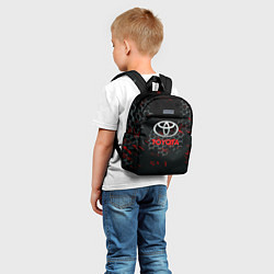 Детский рюкзак Toyota краски броня, цвет: 3D-принт — фото 2