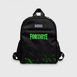 Детский рюкзак Fortnite краски зелёные, цвет: 3D-принт