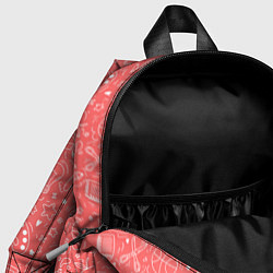 Детский рюкзак Школьный розовый паттерн, цвет: 3D-принт — фото 2