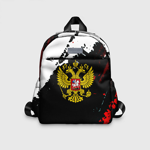 Детский рюкзак Россия герб текстура краски / 3D-принт – фото 1