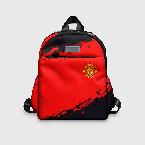 Детский рюкзак Manchester United colors sport / 3D-принт – фото 1