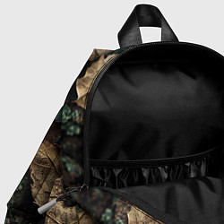 Детский рюкзак Реалистичный камуфляж из листьев, цвет: 3D-принт — фото 2