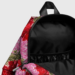 Детский рюкзак Фон с лилиями и розами, цвет: 3D-принт — фото 2