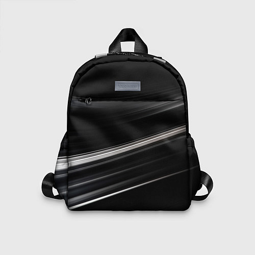 Детский рюкзак Black abstract background / 3D-принт – фото 1