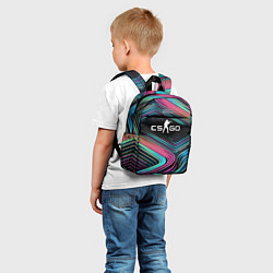Детский рюкзак Counter Strike - stripes, цвет: 3D-принт — фото 2