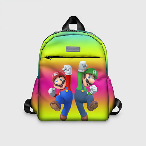 Детский рюкзак Братья Марио / 3D-принт – фото 1