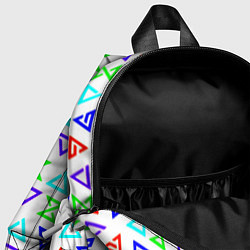 Детский рюкзак Ведьмак логотипы паттерн, цвет: 3D-принт — фото 2
