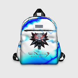 Детский рюкзак Ведьмак дикая охота молнии лого, цвет: 3D-принт