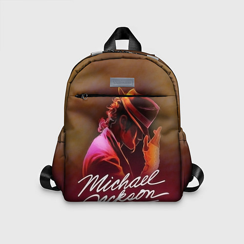 Детский рюкзак Michael Jackson нарисованный кистью / 3D-принт – фото 1