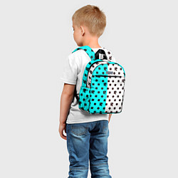 Детский рюкзак Roblox pattern logo mobile, цвет: 3D-принт — фото 2