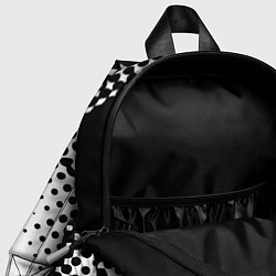 Детский рюкзак Juventus sport black geometry, цвет: 3D-принт — фото 2