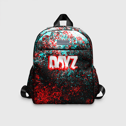 Детский рюкзак Dayz глитч брызги красок / 3D-принт – фото 1