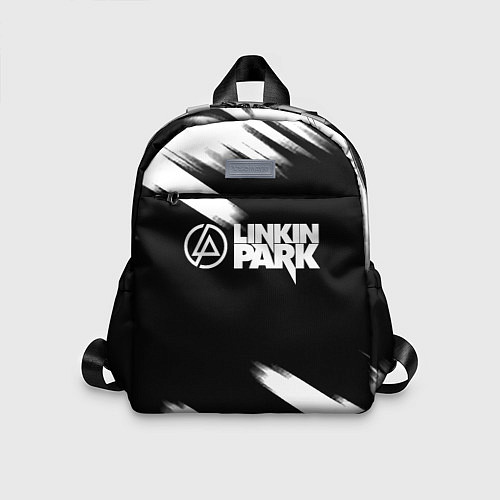 Детский рюкзак Linkin park рок бенд краски / 3D-принт – фото 1