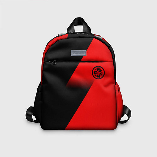 Детский рюкзак Inter geometry red sport / 3D-принт – фото 1