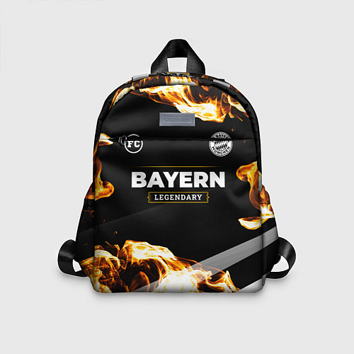 Детский рюкзак Bayern legendary sport fire / 3D-принт – фото 1