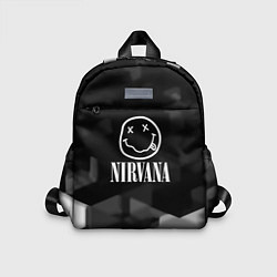 Детский рюкзак Nirvana текстура рок, цвет: 3D-принт
