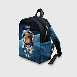 Детский рюкзак Кроха капибара в космическом скафандре, цвет: 3D-принт — фото 2