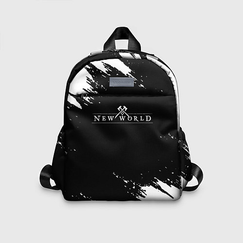 Детский рюкзак New world штрихи красок / 3D-принт – фото 1