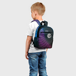 Детский рюкзак Inter футбольная сетка, цвет: 3D-принт — фото 2