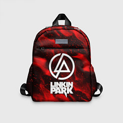 Детский рюкзак Linkin park красный огонь