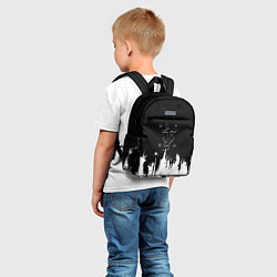 Детский рюкзак Doom logo краски, цвет: 3D-принт — фото 2