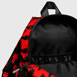 Детский рюкзак Billie Eilish pattern music steel, цвет: 3D-принт — фото 2