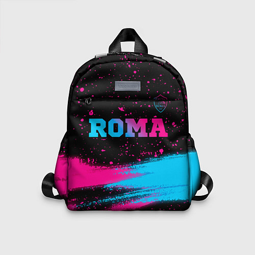 Детский рюкзак Roma - neon gradient посередине / 3D-принт – фото 1