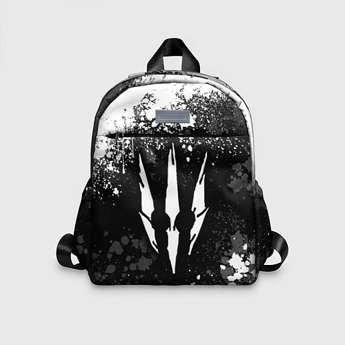 Детский рюкзак The Witcher - Ведьмак белый волк / 3D-принт – фото 1