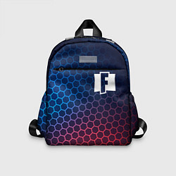 Детский рюкзак Fortnite неоновые соты, цвет: 3D-принт
