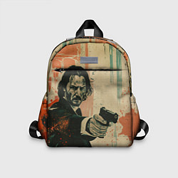 Детский рюкзак Джон Уик с пистолетом, цвет: 3D-принт