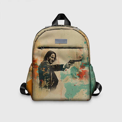 Детский рюкзак Джон Уик в стиле гранж / 3D-принт – фото 1