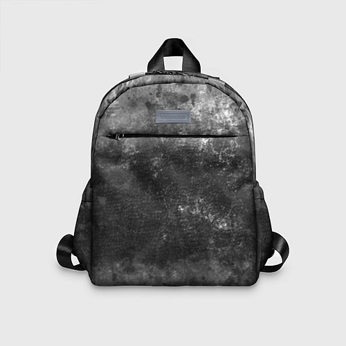 Детский рюкзак Абстракция - серая шкура / 3D-принт – фото 1