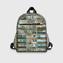 Детский рюкзак Панельный дом, цвет: 3D-принт