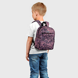 Детский рюкзак Абстрактный брызги сине-розовый, цвет: 3D-принт — фото 2