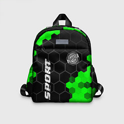 Детский рюкзак Chrysler green sport hexagon, цвет: 3D-принт