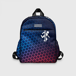 Детский рюкзак Portal неоновые соты, цвет: 3D-принт